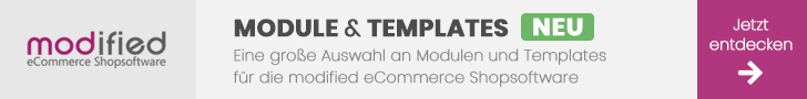 Marktplatz - Eine große Auswahl an neuen und hilfreichen Modulen sowie modernen Templates für die modified eCommerce Shopsoftware