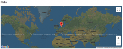Google Maps mit Standortangabe